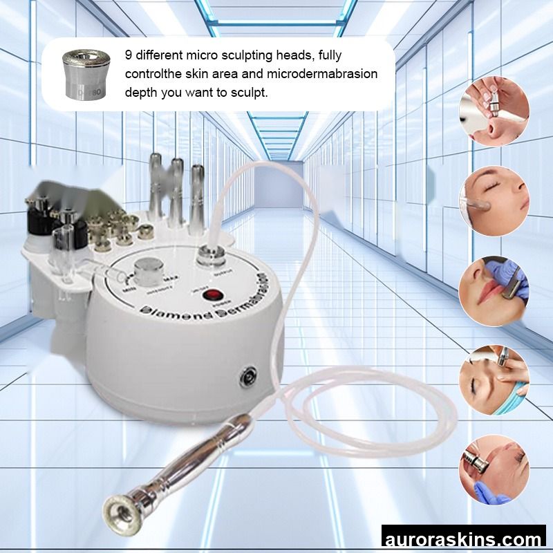 Facial Cleansing Peel Dermabrasion Machine Tip Crystal Dermabrasion Blackhead Remover Diamond Microdermabrasion Machine
