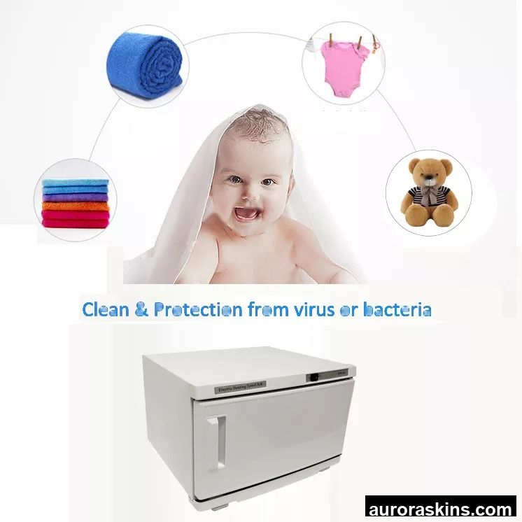 Professional Electric Tower Warmer UV Disinfection Wet Towel Sterilizer Cabinet with 1 Year Warranty for Salon and Spa Device