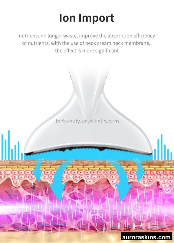 Multi-Functional Red LED Skin Care System-Wrinkle Reduction, Facial Lifting & Rejuvenation for Neck and Eye Area