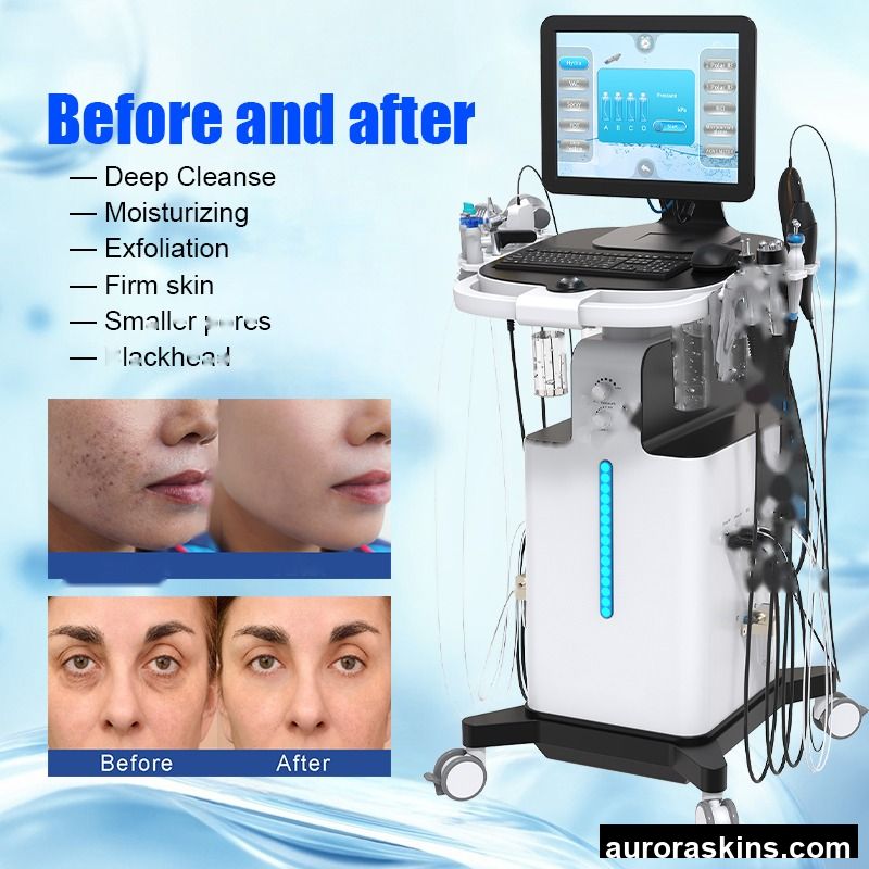 Oxygen Jet Facial Skin Analysis Machine Skin Scrubber Deep Cleaning Blackhead Removal Microdermabrsion Diamond Peel Oxygen Jet