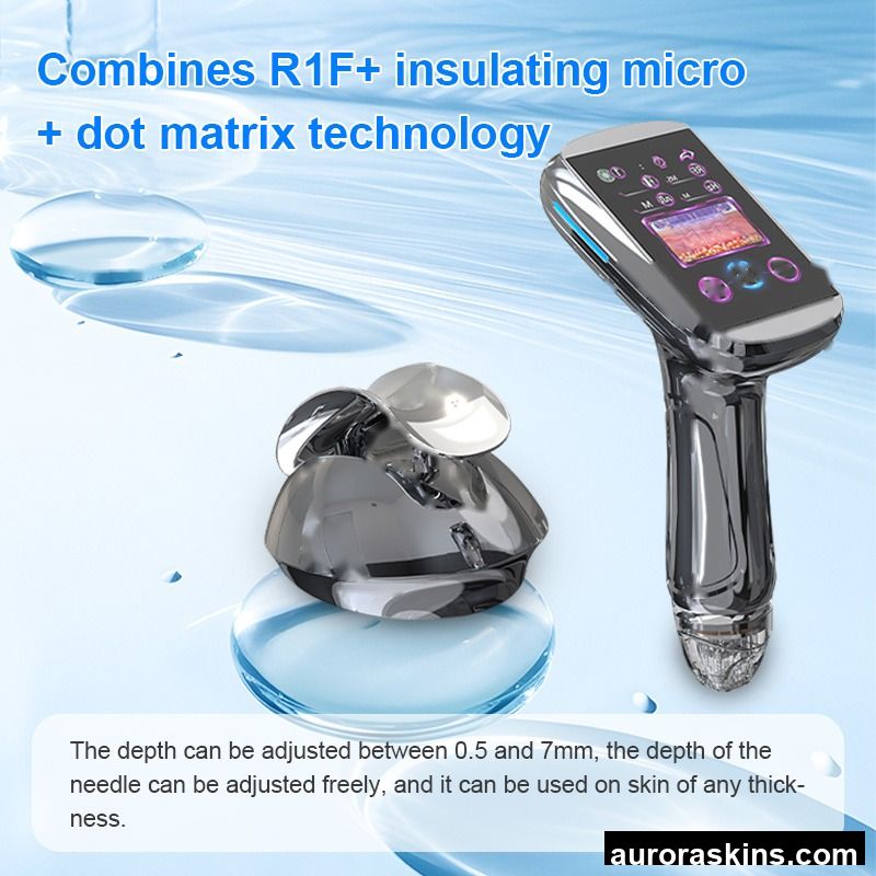 R1F Fractional 2 in 1 Micro R1f Skin Rejuvenation Gold R1f Micro Anti-aging Wrinkle Removal Meso Injector Mesotherapy Machine