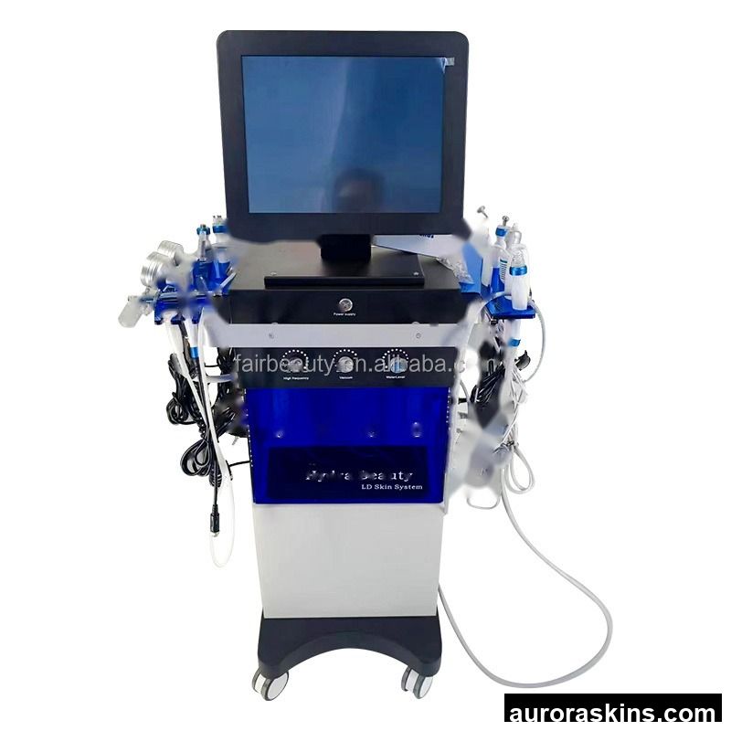 2025 Factory Price 14 in 1 Hydro Oxygen Face Cleaning Skin Care Equipment Skin Care Beauty Machine Skin Rejuvenation Beauty Spa