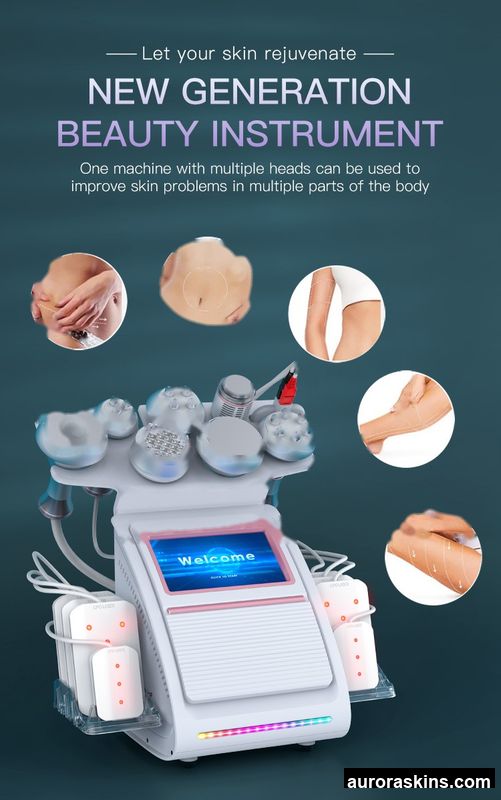 Multifunctional Fat Reduction Machine for Home and Salon Use Body Slimming Weight Loss 9 in 1 80 K Massage Machine Beauty