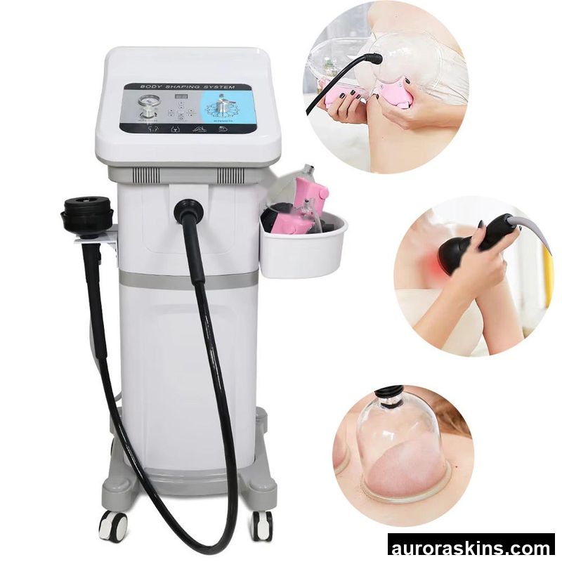 2026 Aurora Skins Professional Dial Controlled Vibration Massager FR-869D Full Body Firming & Care with Multiple Heads