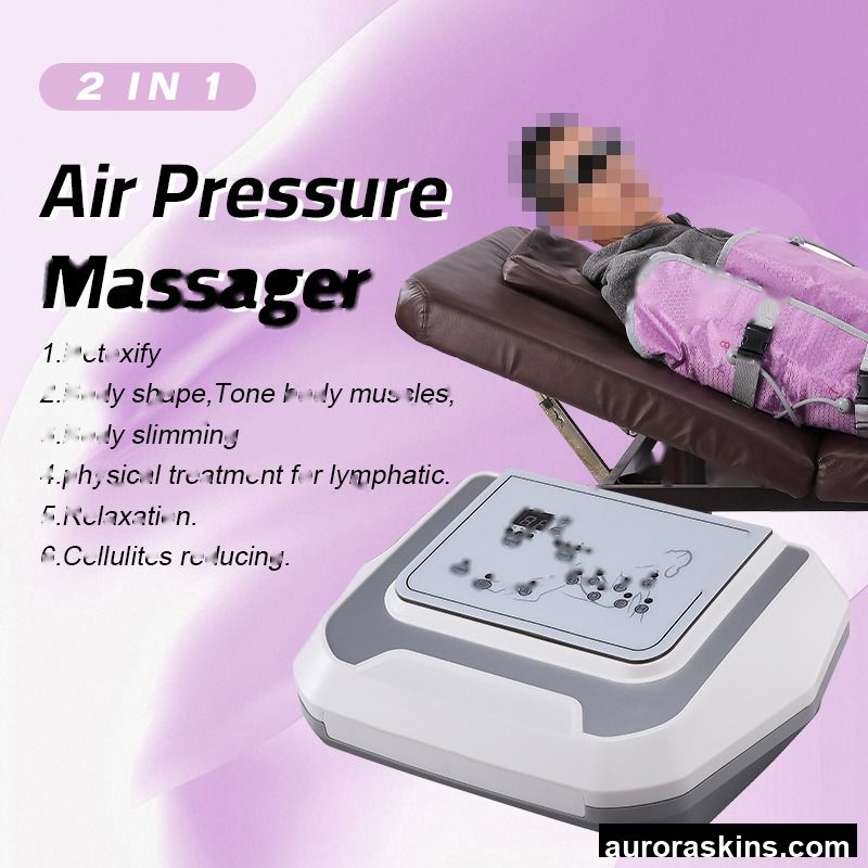 3 in 1 Air Pressure Massage Full Body Lymphatic Drainage Sauna Blanket Cellulite Removal Negative Pressure Sauna Suit