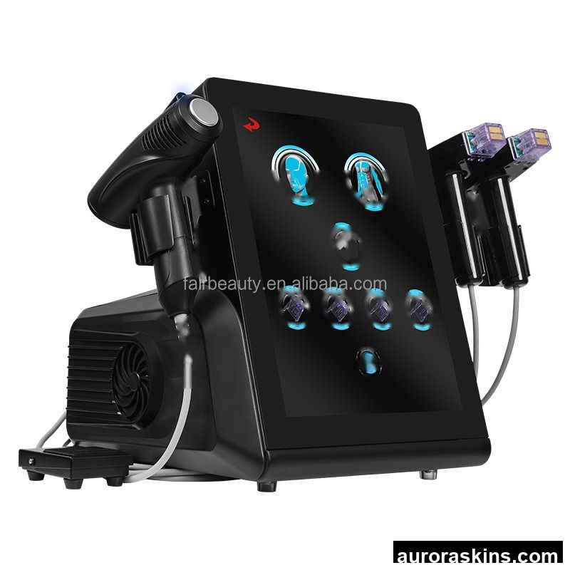 Newest Desktop 3 in 1 Fractional Breast Massage Machine for Acne Treatment Face Lift Wrinkle Removal Anti-aging With Ice Hammer