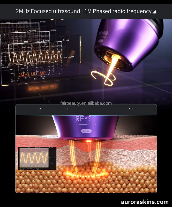 MRTS Gold TT 12D Hiu Portable Skin Tightening Instrument SMAS HIIFU Facial Lifting Wrinkle Removal Hefu SMAS Beauty Instrument