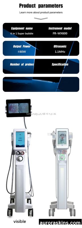 2026 Aurora Skins Visual Screen Skin Renewal Face Machine-Water Exfoliation, Microcurrent & Water Peeling