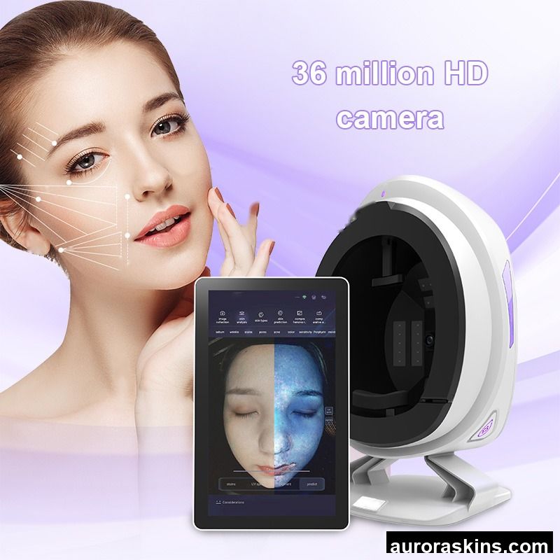 Professional 3D Facial Skin Analyzer Magic Mirror Facial Scanner with US/JP Plug for Body Diagnostics