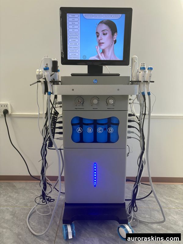 Customized 18 in 1 Beauty Oxygen Jet Oxygen Facial Skin Tightening Whitening Machine Face Cleaning Beauty Salon Machine