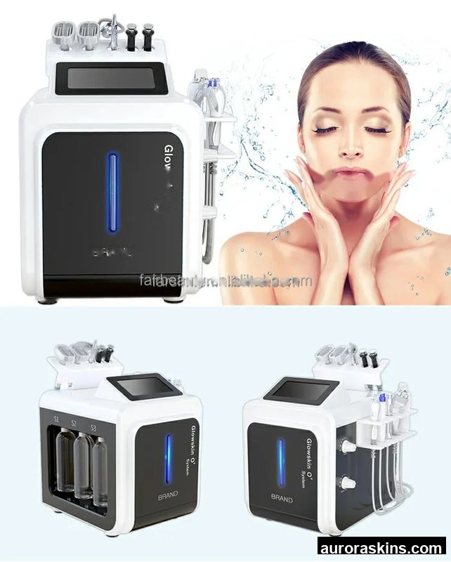 9 in 1 Facial Instrument Deep Cleaning Blackhead Removal Facial Spa Beauty Oxygen Machine Multifunctional Skin Care