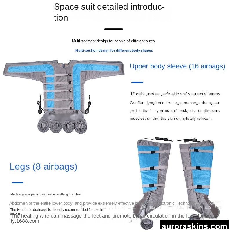 Special Home Use Desktop Beauty Equipment 24 Airbags Body Shaping Physiotherapy Clothing Enhanced Air Wave Full Body