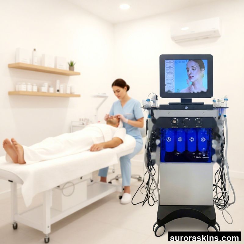 2026 Super Discount 14 in 1 Hydrodermabrasion Face Care Spa Machine Oxygen Jet Water Bubbles H2O2 Facial Skin Cleaning Machine