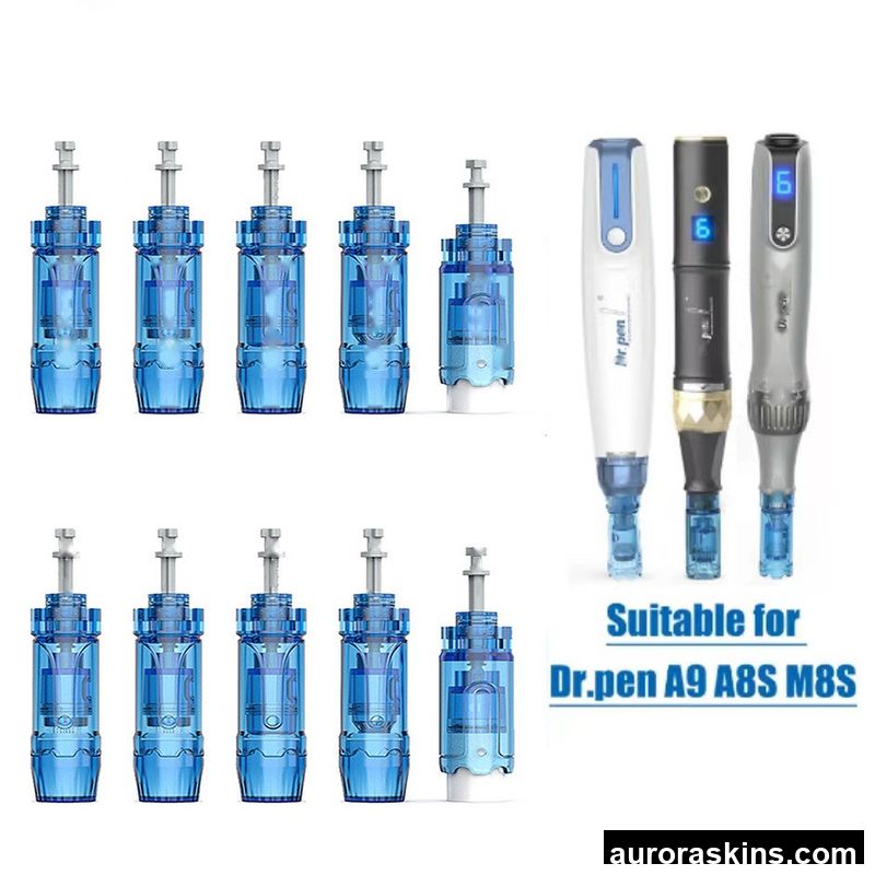 M8S A9 A8S Electric Microneedle Pen Universal Consumables with Multi-Style Needles for Permanent Makeup for Foreign Trade Export