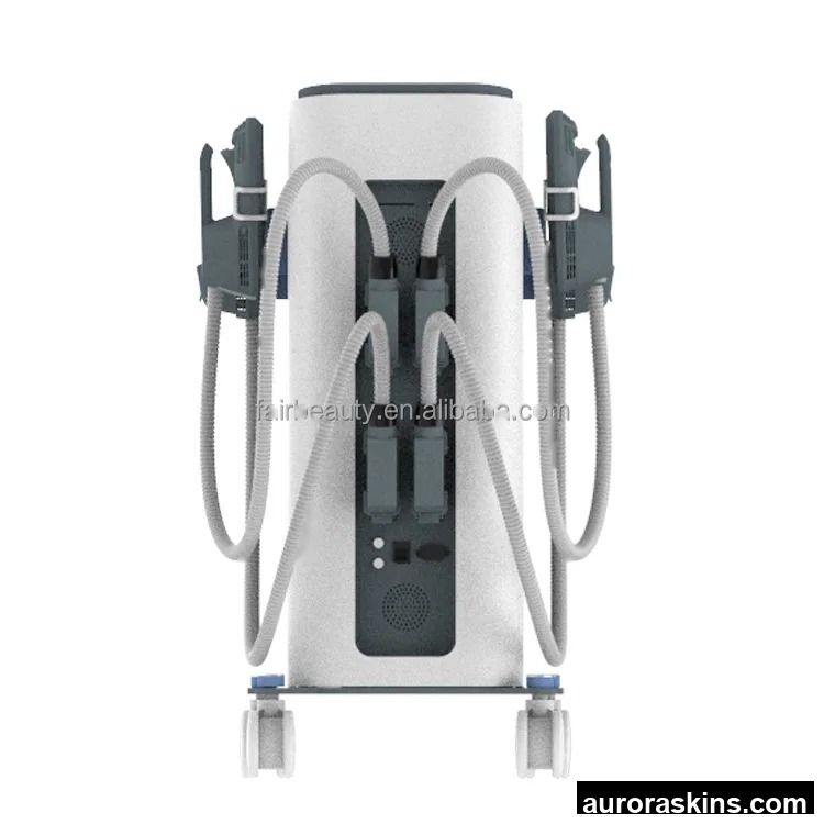 2025 Customized 4 Handles Butt Hip Breast Massager Aurora Skins Neo RF 14 Tesla Bodi Slimming Machine Fat Burning Machine Commercial