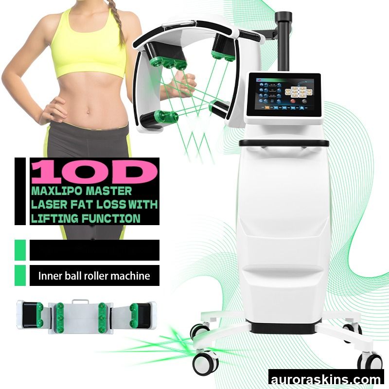 532nm/635nm 10D Maxlipo Green Slimming Physical Therapy Muscle Stimulation 532nm Green Red Light Lipoo Fat Removal Equipment