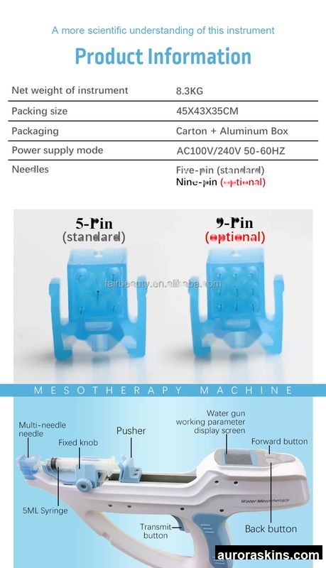 Professional Negative Pressure Skin Care Unit-Mesotherapy-Type Infusion, Face Brightening, Rejuvenation, Anti-Aging