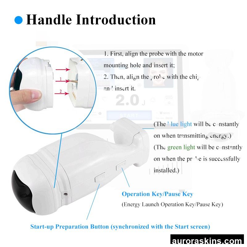 Portable Skin Tightening Instrument SMAS HIIFU Facial Lifting Wrinkle Removal Hefu SMAS Beauty Instrument Replaceable Head
