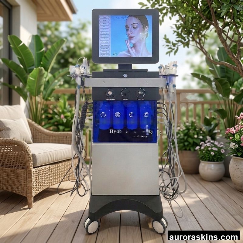 2026 New Facial Instrument Deep Cleaning Blackhead Removal Facial Spa Beauty Oxygen Machine Multifunctional Skin Care 14 in 1