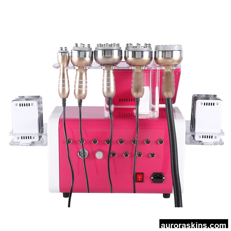 Fat Reduction Machine for Home and Salon Use Body Slimming Weight Loss Equipment 6 in 1 40 K Multifunctional ABS Stainless
