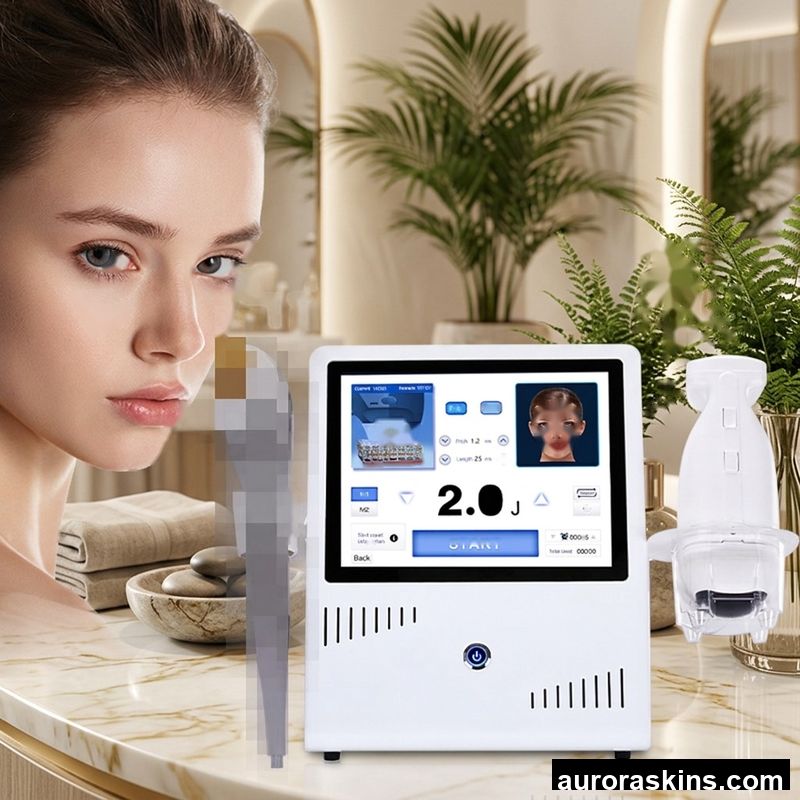 Portable Skin Tightening Instrument SMAS HIIFU Facial Lifting Wrinkle Removal Hefu SMAS Beauty Instrument Replaceable Head