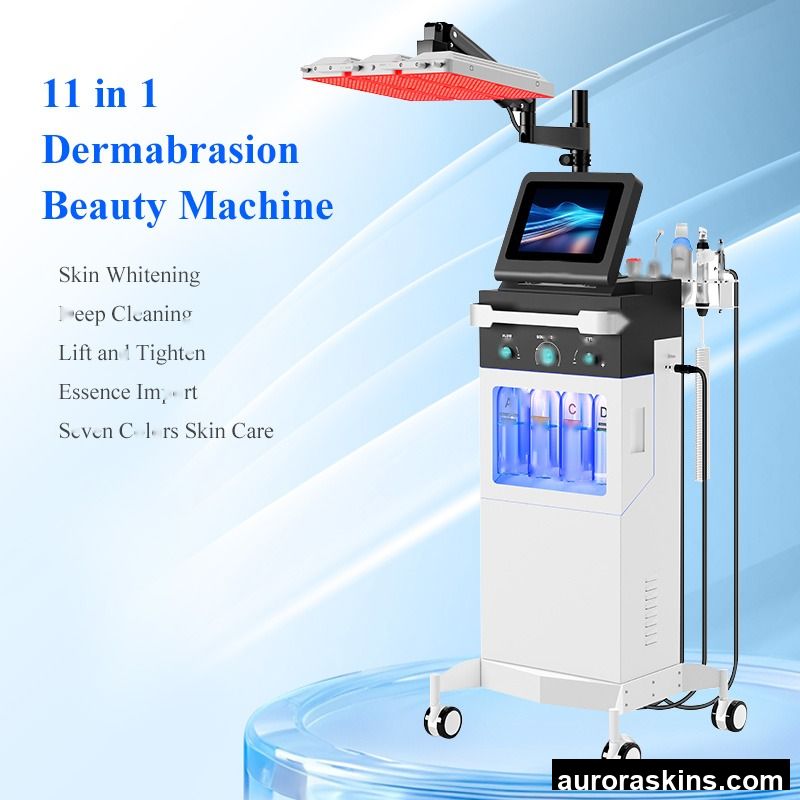 2026 New 11in 1 Facial Deep Cleaning Hydraulic Exfoliation Oxygen Machine Multifunctional Skin Care Beauty Spa Microcrystalline