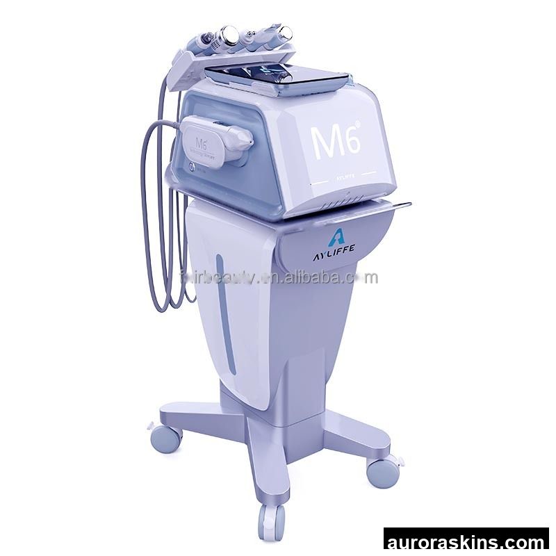 6 in 1 M6 Aqua Machine Multifunctional Hydro Dermabrasion Facial Machine Touch Screen Skin Rejuvenation Salon Beauty Equipment