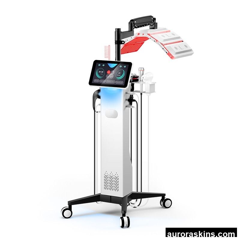 PDT Phototherapy Commercial Multifunctional Hair Care Analyzer Scalp Skin Care Analyzer Hair Regeneration Beauty 7 in 1