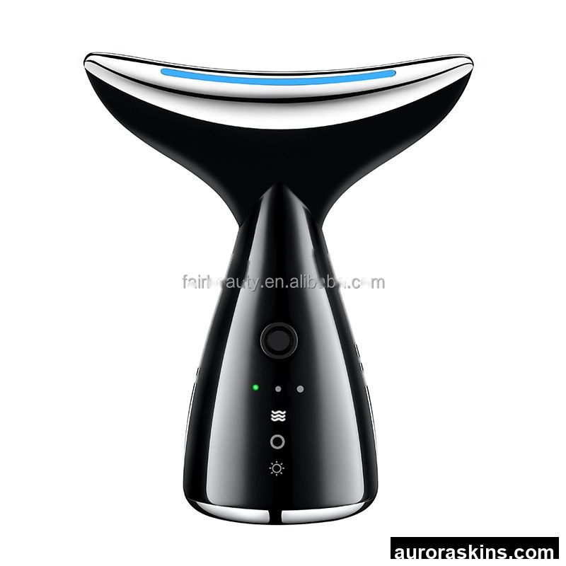 Multi-Functional Red LED Skin Care System-Wrinkle Reduction, Facial Lifting & Rejuvenation for Neck and Eye Area