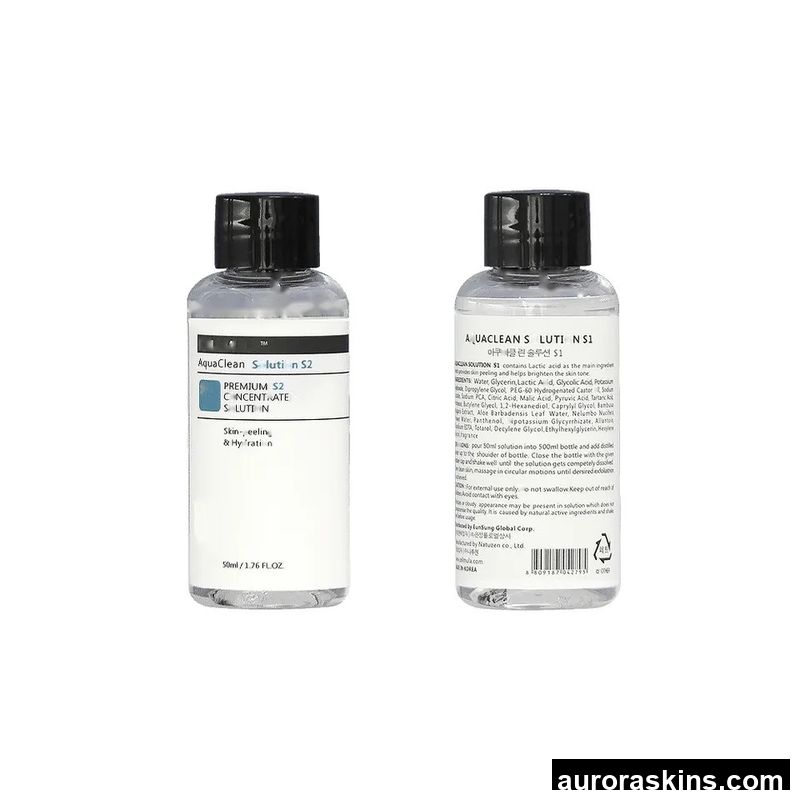 Small Bubble Solution for Hydrogen Oxygen Jet South Korea Export Version Three-Piece Set for Beauty Salon Concentrated Special
