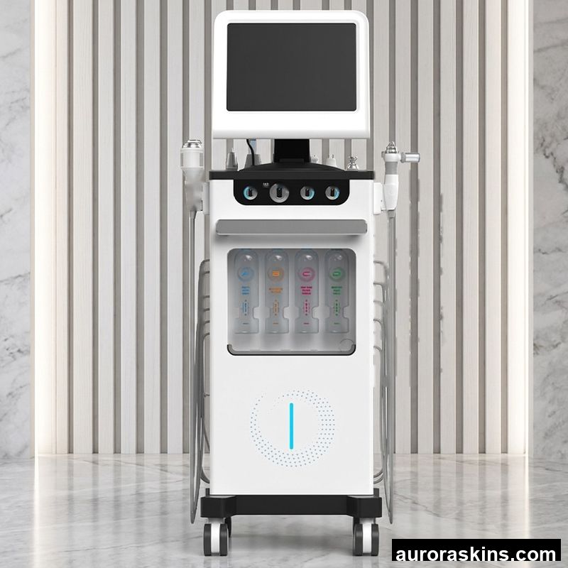 2026 Facial Machine Deep Cleaning Blackhead Removal Facial Spa Beauty Oxygen Machine Multifunctional Desktop Machine for Salon