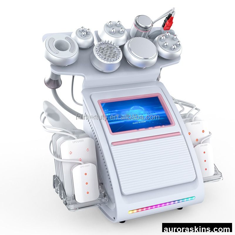 Multifunctional Fat Reduction Machine for Home and Salon Use Body Slimming Weight Loss 9 in 1 80 K Massage Machine Beauty