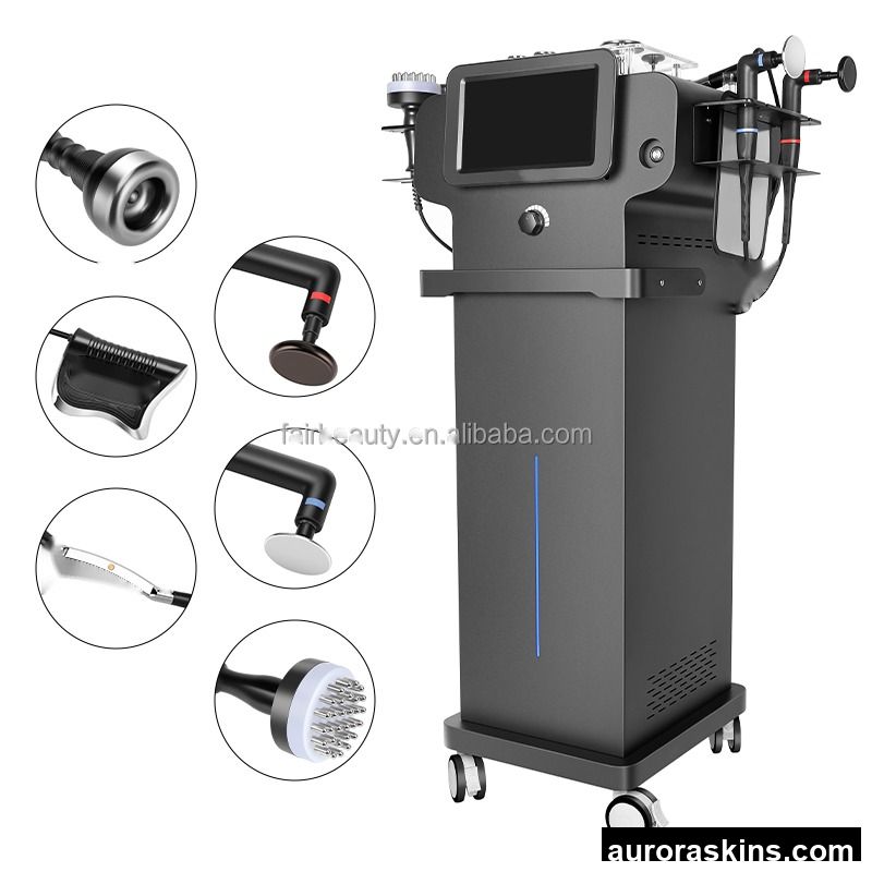 Aurora Skins a 6in1 Massager LIfting Tee Newest 448 face neck lifitng model standing factory price