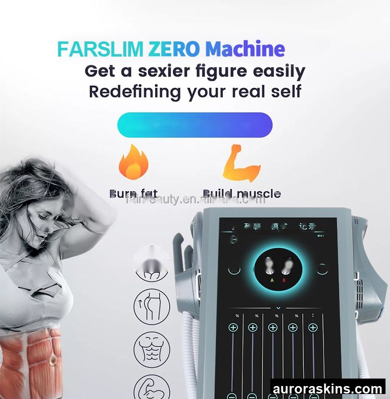 2026 Aurora Skins High-Power 4-in-1 Body Contouring Equipment-Fat Reduction, Weight Loss, Muscle Toning, and Full-Body Shaping