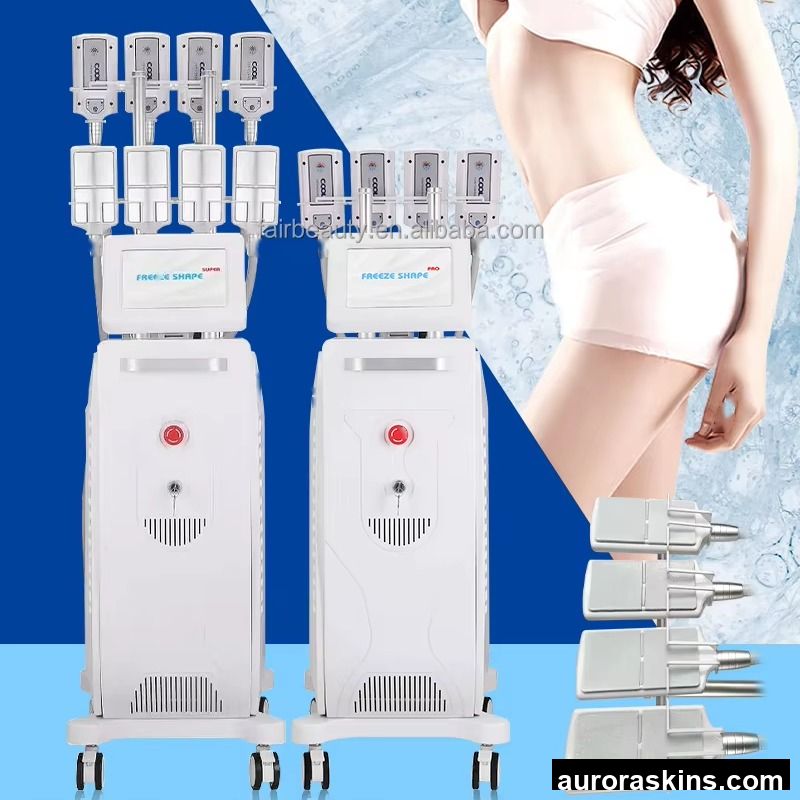Cryo 8 Cryo Plates Pads Slimming Fat Freezing Machine Cellulite Removal 8 Cryo Plates 360 Cryotherapy Cryo Fat Freezing Machine