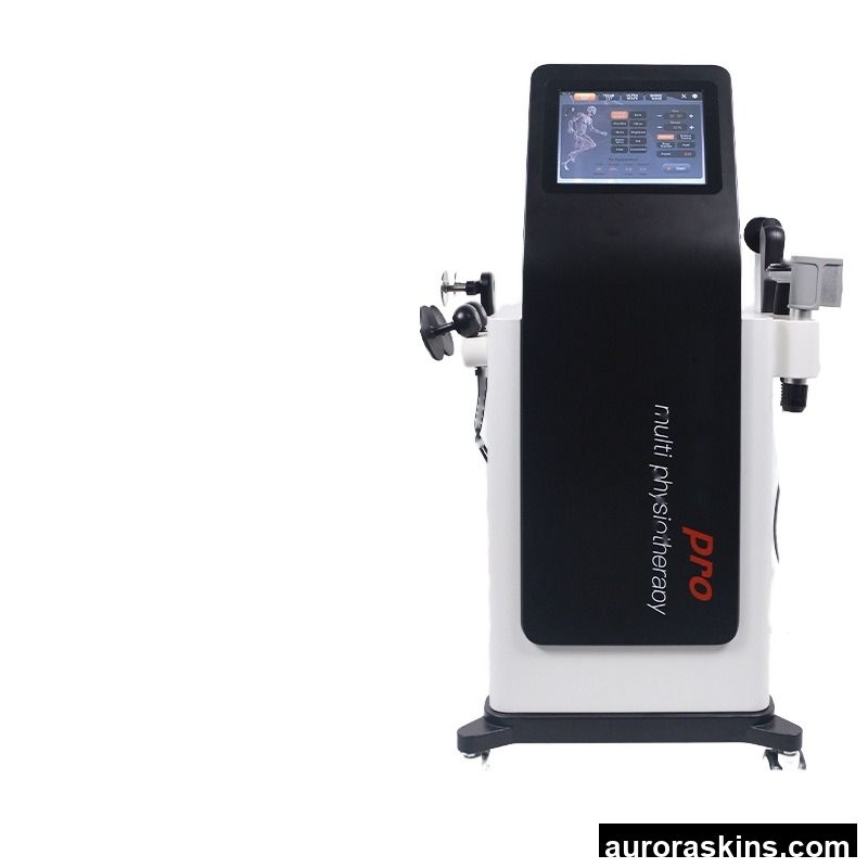 Three-in-One Commercial Portable Stainless Steel Pneumatic Shock Wave Physiotherapy Instrument Standing Cell Activation Membrane