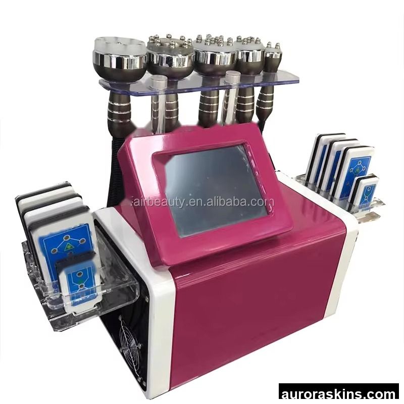 Whole Sale 5-in-1 Body Slimming Machine with 40kHz High-frequency Vibration+Vacuum Therapy+Microcurrent+Rediofrequency Handles