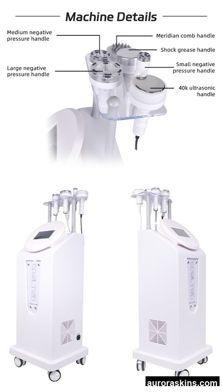 Vacuum Roller Slimming Machine 5D Cavit Fat Removal Slimming Machine 80K Vacuum Slimming S Shape Cavi Machine