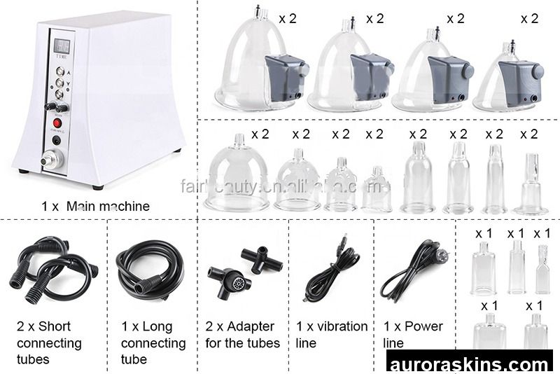 Vacuum Cups Butt Breast Lifting Buttocks Enlargement Machine