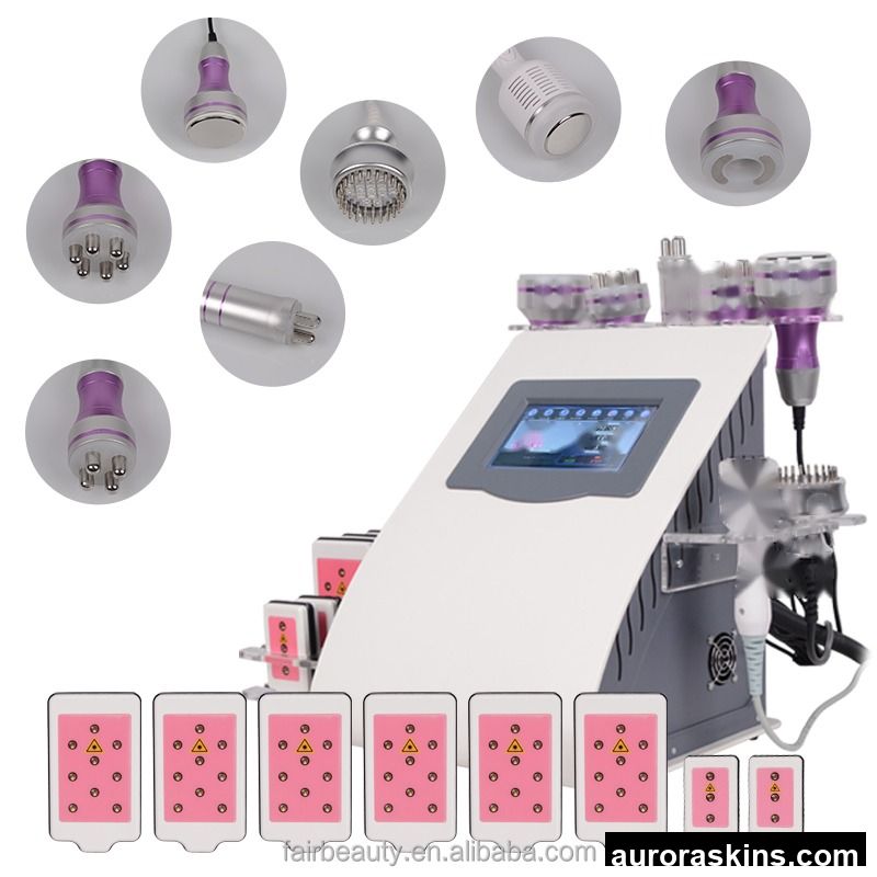 Multifunctional Fat Reduction Machine for Home and Salon Use Body Slimming Weight Loss 9 in 1 40 K ABS Stainless Beauty Parlor
