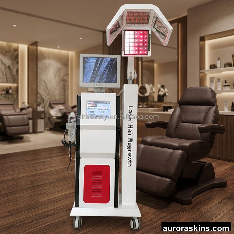 6 in 1 PDT Phototherapy Device Multifunctional Skin & Hair Care Analyzer Hair Growth Beauty Instrument for Beauty Salon Spa