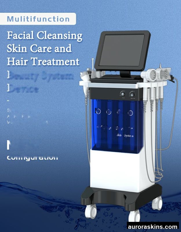 2026 Aurora Skins Advanced 14-Function Facial Beauty Unit-Skin Peeling & Aqua Peel Treatment-Made for Korean-Style Facials