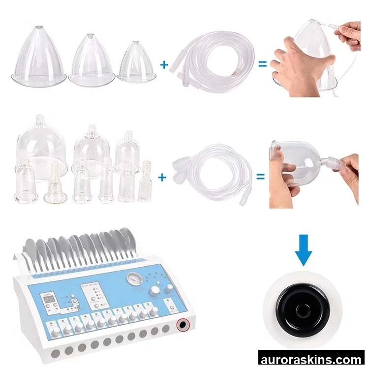 Aurora Skins Beauty Hot 3 in 1 Breast Enlargement Cupping Vacuum Butt Lift Buttocks Enlargement Vacuum Therapy Machine