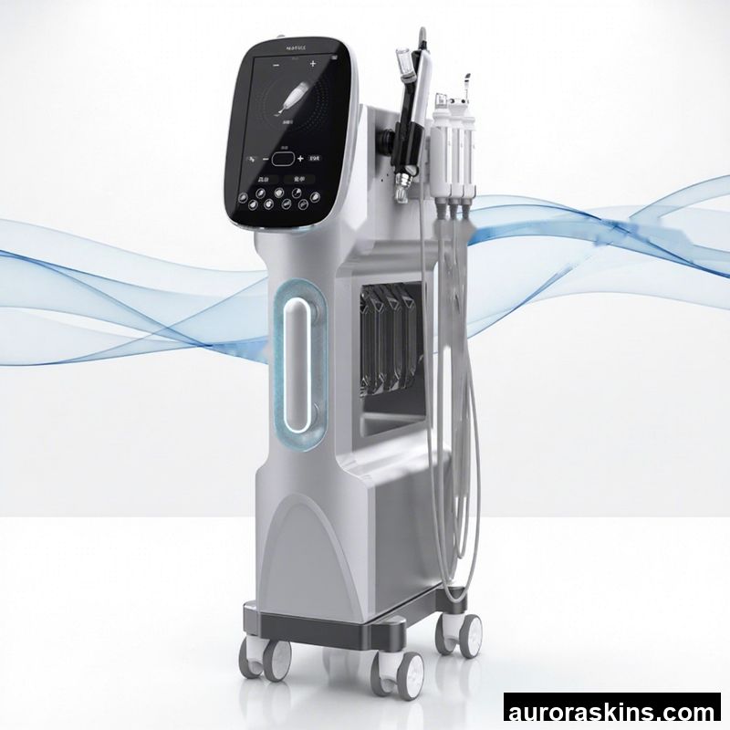 Premium 9-in-1 Skincare Deep Pore Cleansing Oxygen Infusion Machine with Skin Analysis for Home Facial Care Oxygen Infusion