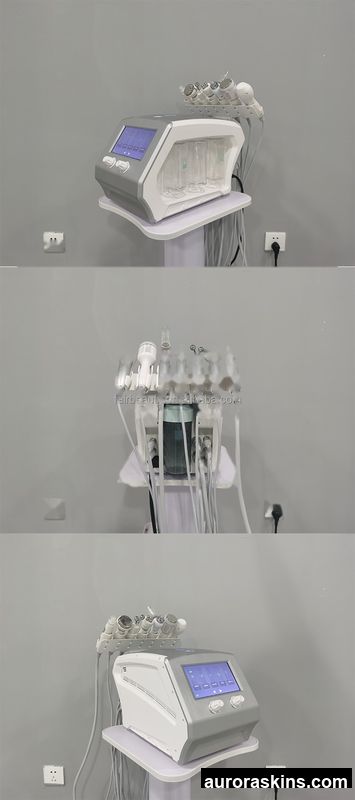 8-in-1 Portable Stainless Steel Water-Air Bubble Dermabrasion Skin Care System-Rejuvenating Beauty Spa Instrument