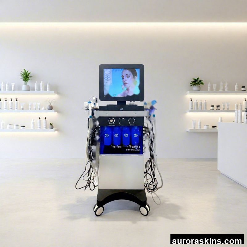 2026 New Trending 14 Handles Hydro Oxygen Skin Care Equipment Ultrasonic Touch Screen Beauty Machine Skin Rejuvenation Whitening