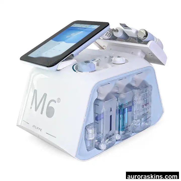 6 in 1 M6 Aqua Machine Multifunctional Hydro Dermabrasion Facial Machine Touch Screen Skin Rejuvenation Salon Beauty Equipment