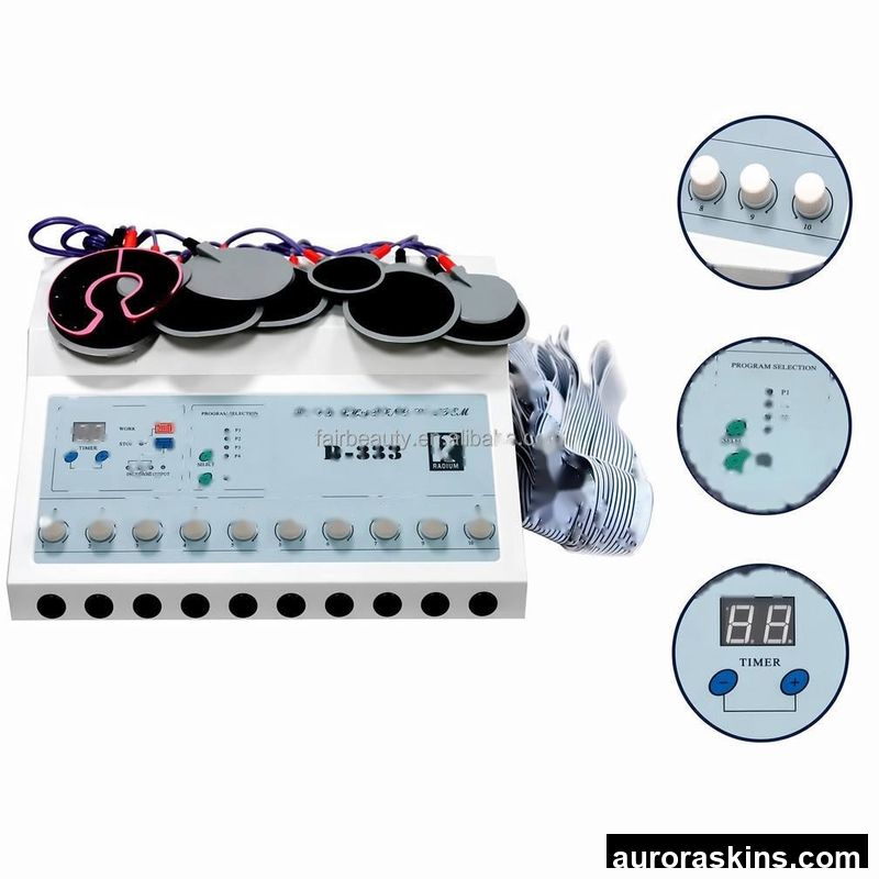 Micro-current 24 Massage Pads 5 Modes 10 Channels Body Sculpting Electric Muscle Stimulator Muscle Building Stimulation Machine