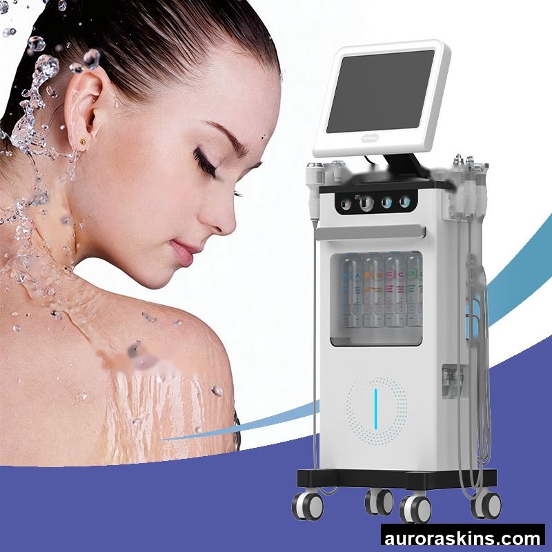 Wholesale 14 in 1 Skin Rejuvenation Oxygen Bubble Facial Machine Deep Cleansing Blackhead Removal Dermabrasion Oxygen Jet
