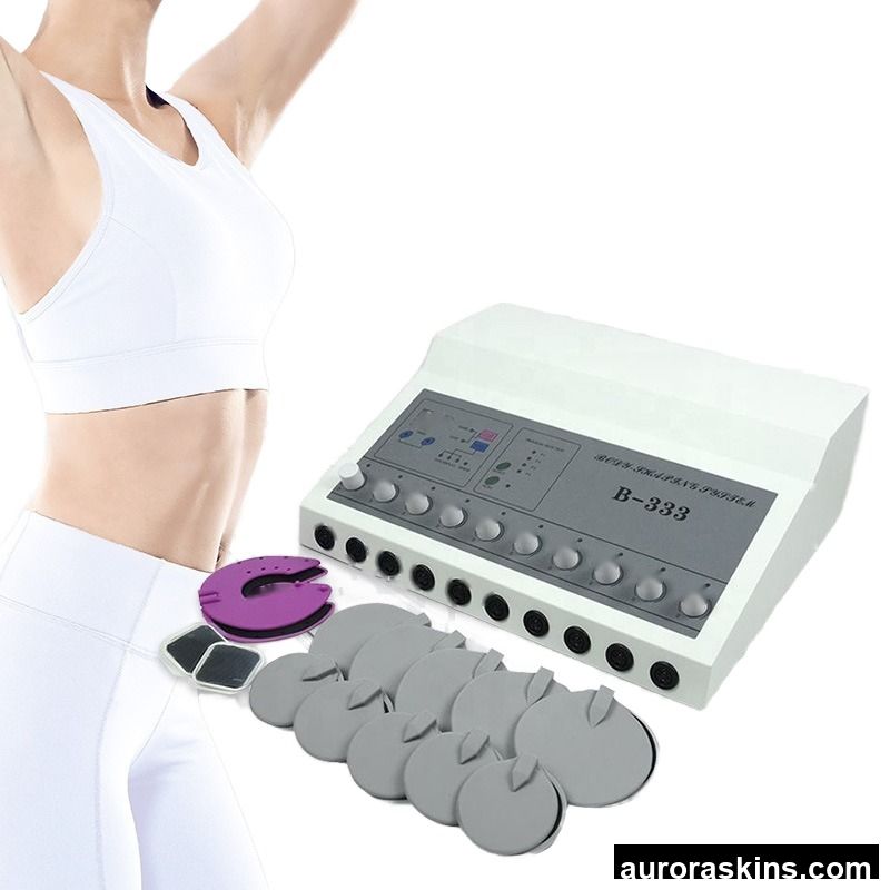 133EMS Desktop Micro-Current Beauty Instrument 1000W 10 Groups Patches AU US Body Meridian Dredging BIO Bioelectricity Weight CN